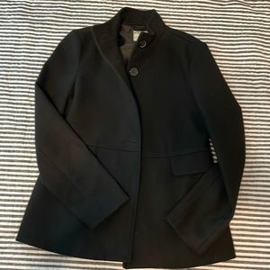 Black pea coat size small.